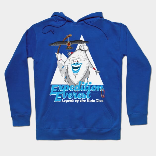 Expediton Everest - Legend of the Hair Ties Hoodie by WearInTheWorld